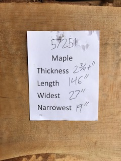 Maple Slab 57251 Maple Slab 57251